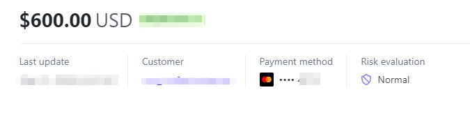 Payment proof