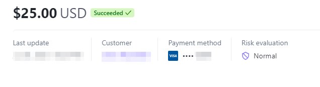 Payment proof