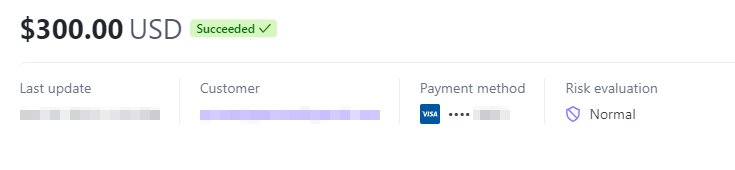 Payment proof
