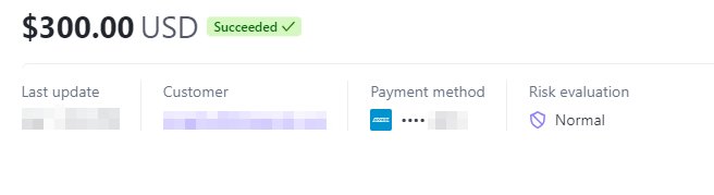 Payment proof